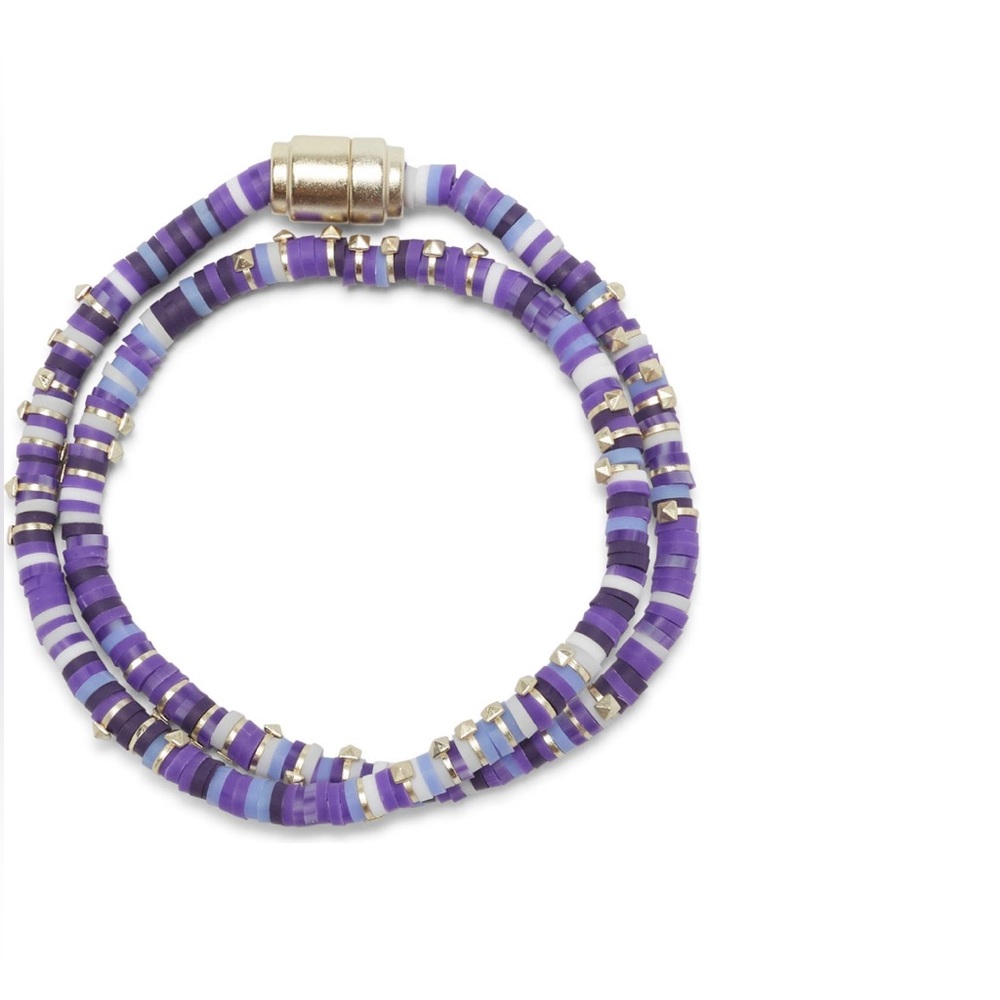 Kendra Scott Reece Double Wrap Bracelet in Purple